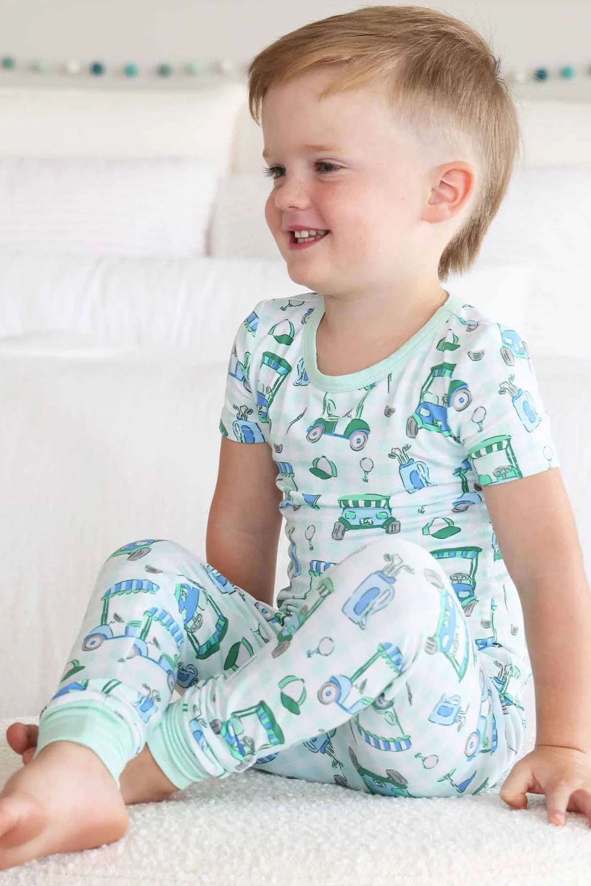 Birdie Babes Two Piece Pajama Set | Green - Image 4