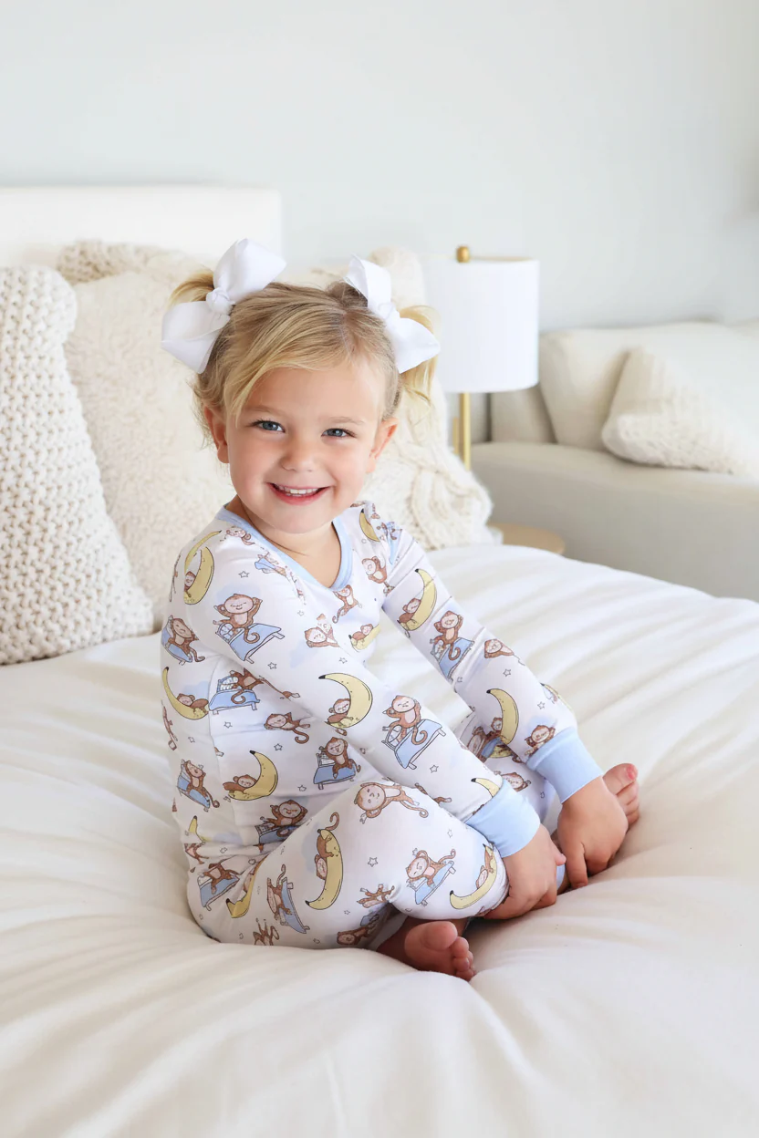 Monkey See, Monkey Snooze Two Piece Pajama Set - Image 11