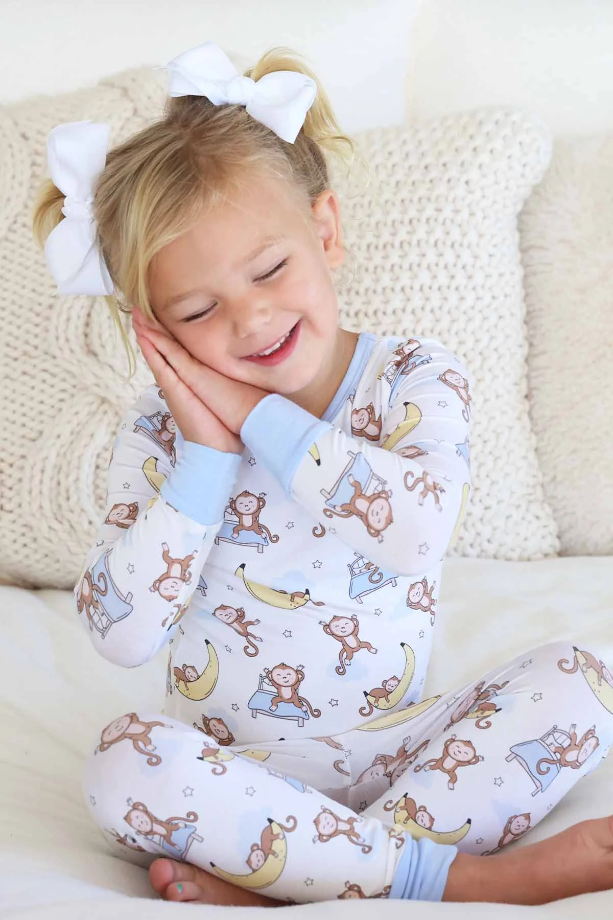 Monkey See, Monkey Snooze Two Piece Pajama Set - Image 4