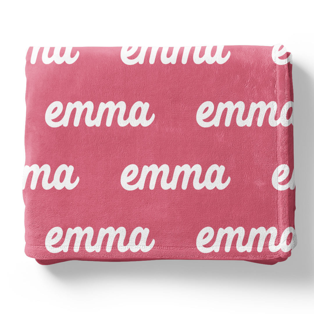 Perfectly Pink Personalized Color Blanket - Image 16