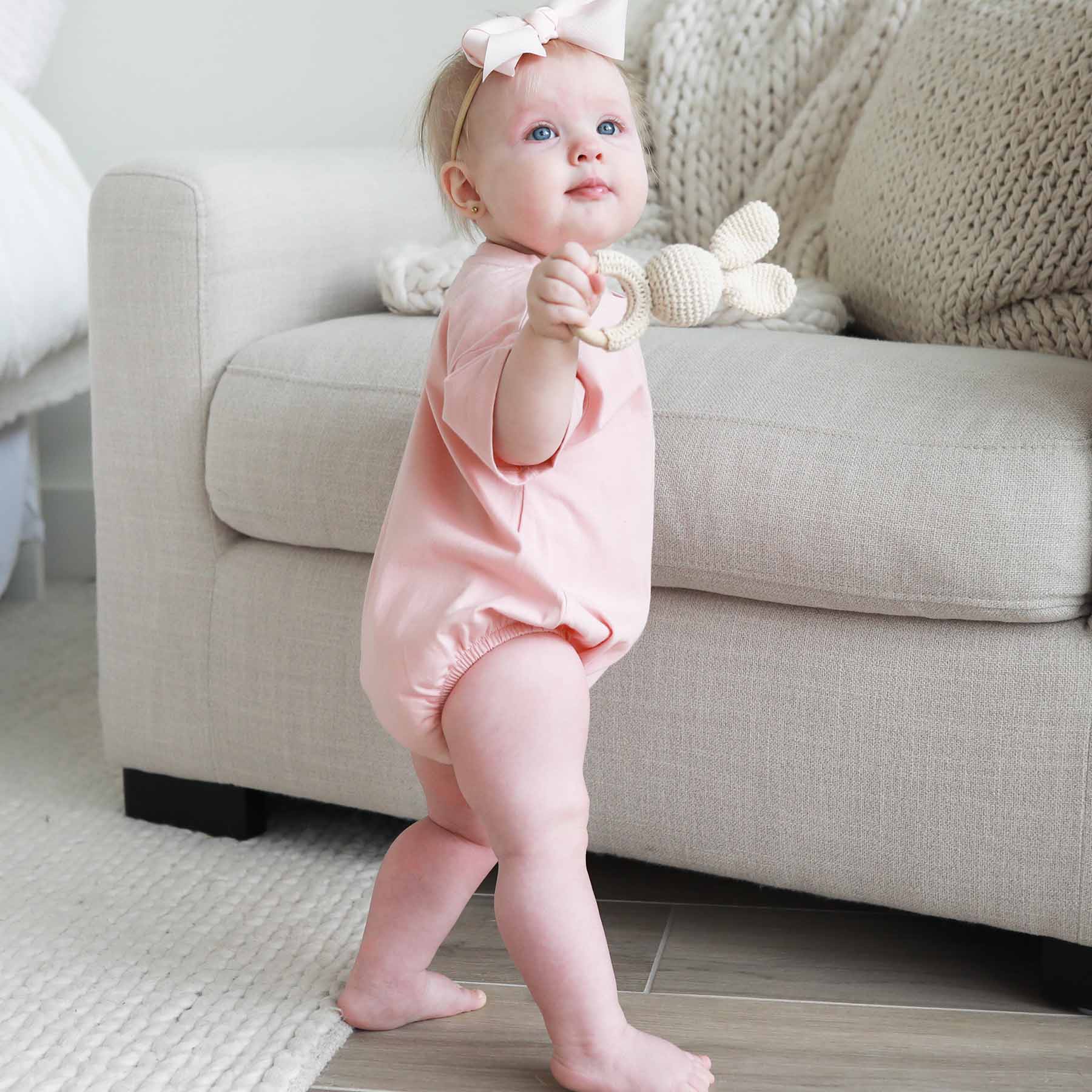Personalized Short Sleeve Bubble Romper | Sweet & Sassy - Image 8